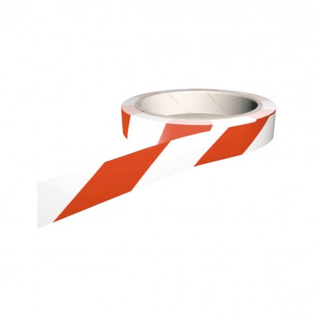 Floor Marking Tape-White/Red