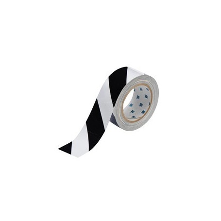 Floor Marking Tape-White/Black