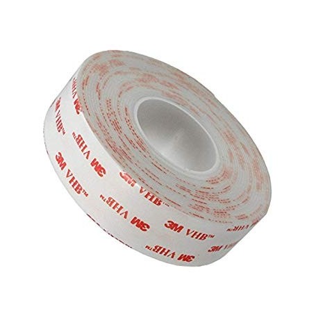 3M DSS-0002 4941 VHB (Very High Bonding) Double Sided Tape, 19.05 mm X 8.226 m