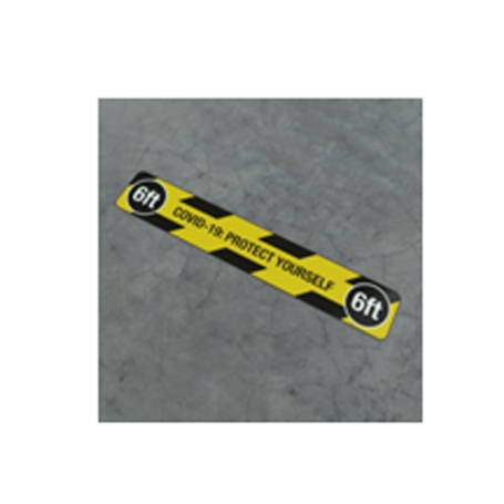 Covid-19 Protect Yourself 6Ft Social Distancing Strip