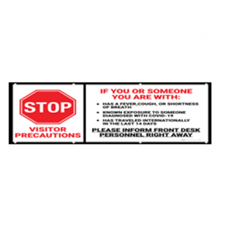 Coronavirus Visitor Precautions Banner