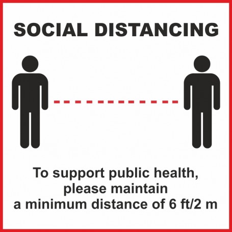 Social Distancing Banner