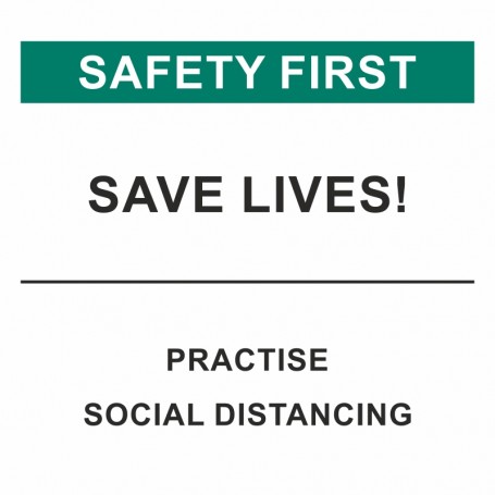 Safety First Saves Lives-Banner