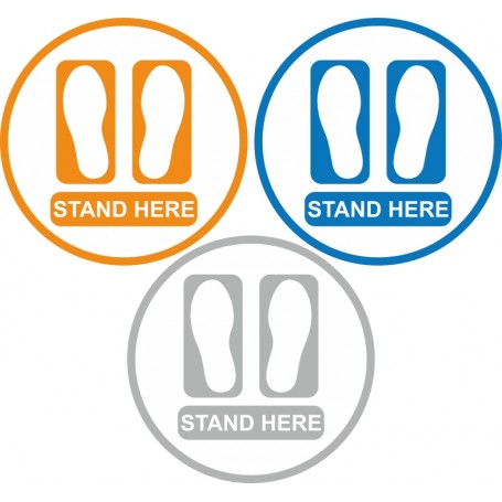 Footprint Icon  Floor Sign