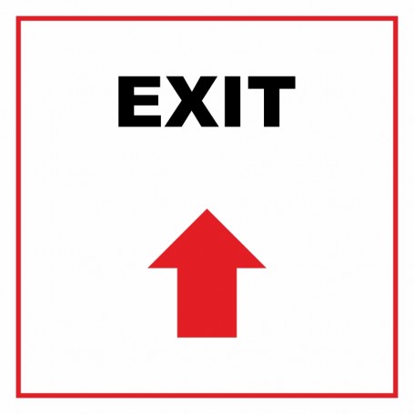 Exit with Arrow Banner