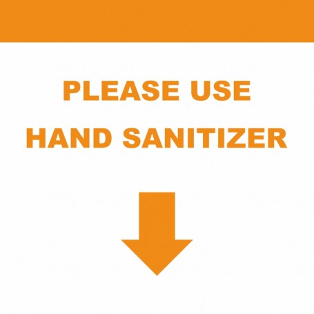 Please Use Hand Sanitizer -Banner