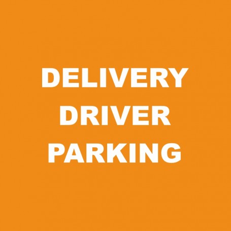 Delivery Driver Parking Banner